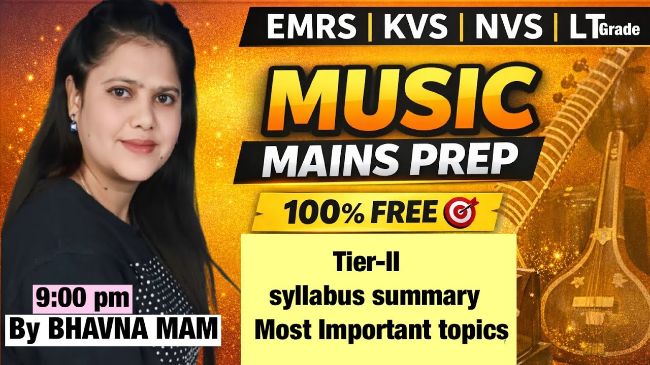 Tier-II Complete Syllabus Analysis Exam में आने वाले Most Important Topics emrs kvs nvs ltgrade