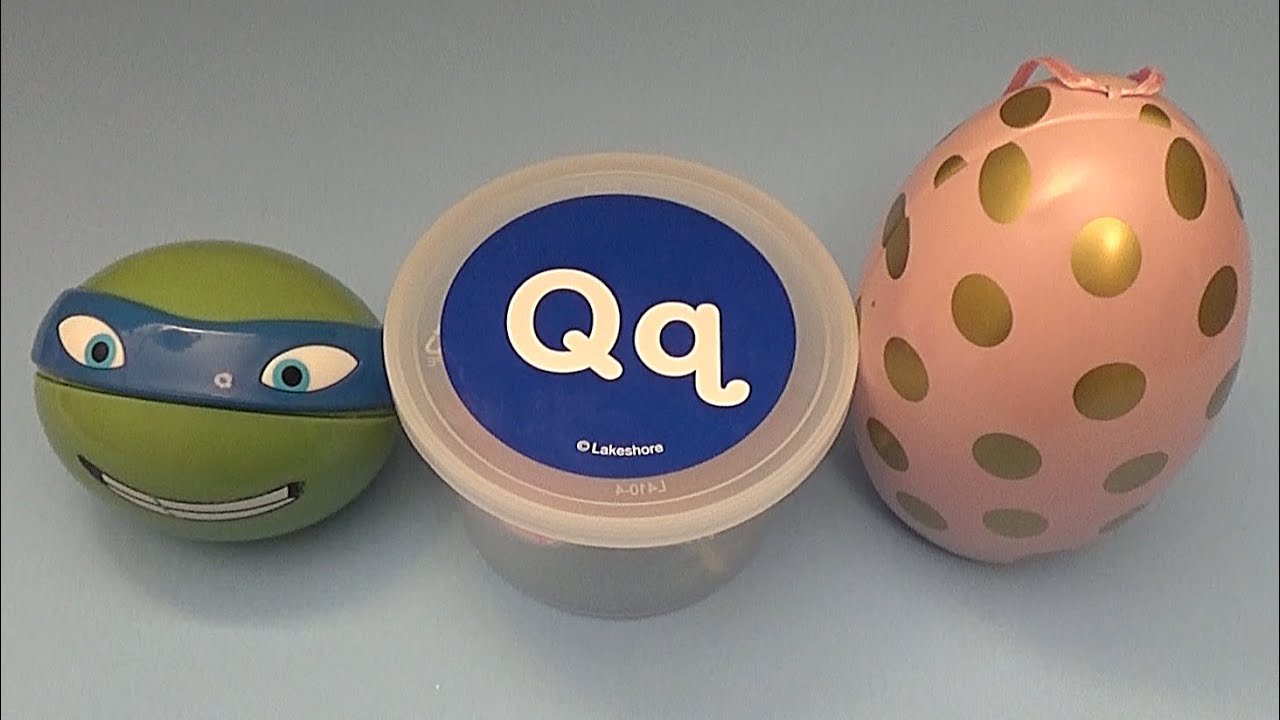 Disney Zootopia Surprise Egg Learn-A-Letter!  Spelling Words that Start with the Letter Q!