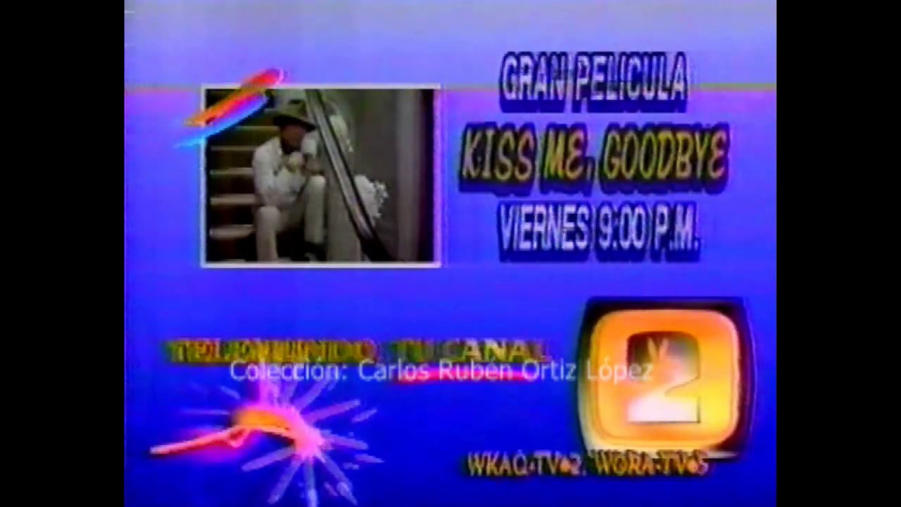 Kiss Me, Goodbye-Retro promoci&oacute;n 1989 (Puerto Rico)