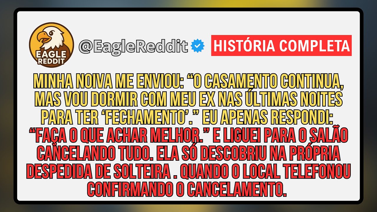 Minha Noiva Disse Que Passaria as Últimas Noites Com o Ex “Por Fechamento” — Eu Só Respondi: “Ok.”