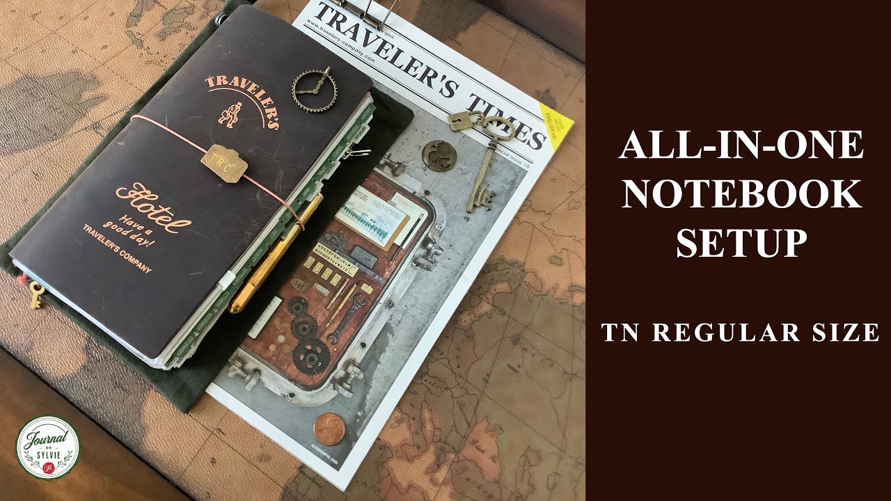 ALL-IN-ONE TRAVELER'S NOTEBOOK SETUP - REGULAR SIZE | Journal de Sylvie