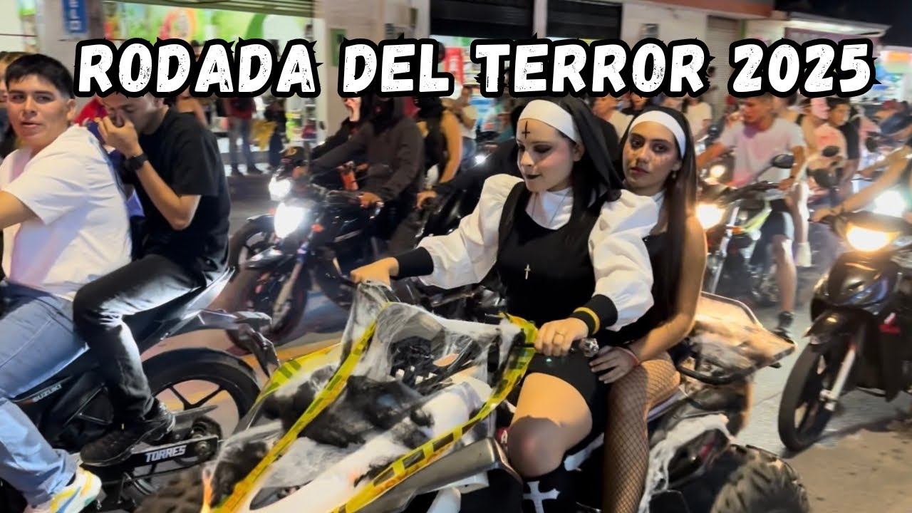 lo mejor de la rodada del terror 2025 los mejores disfraces 