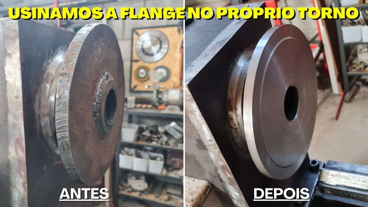 Como Fazer um Torno Caseiro Parte 54 - Novo Cabeçote Funcionando e Usinando