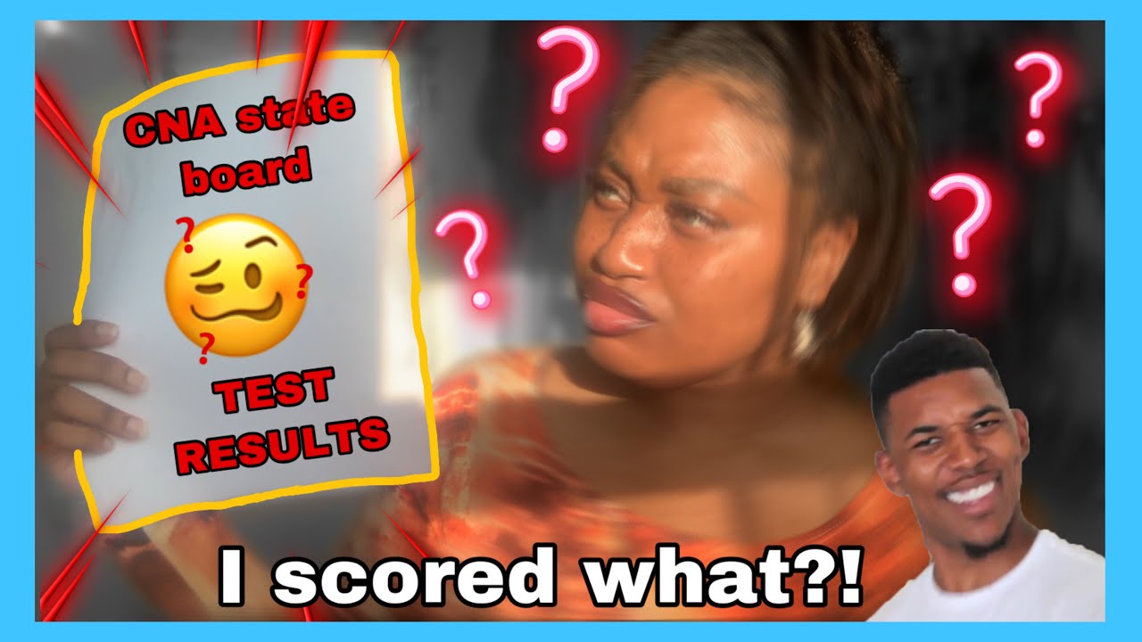 MY certified nursing assistant (CNA)EXAM| reading off Prometric&rsquo;s CNA state board RESULTS