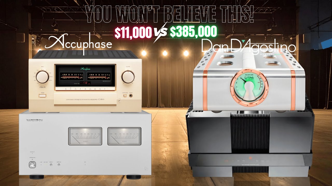 Hi-Fi усилители за 10 000 долларов против усилителей за 100 000 долларов — разница просто невероя...