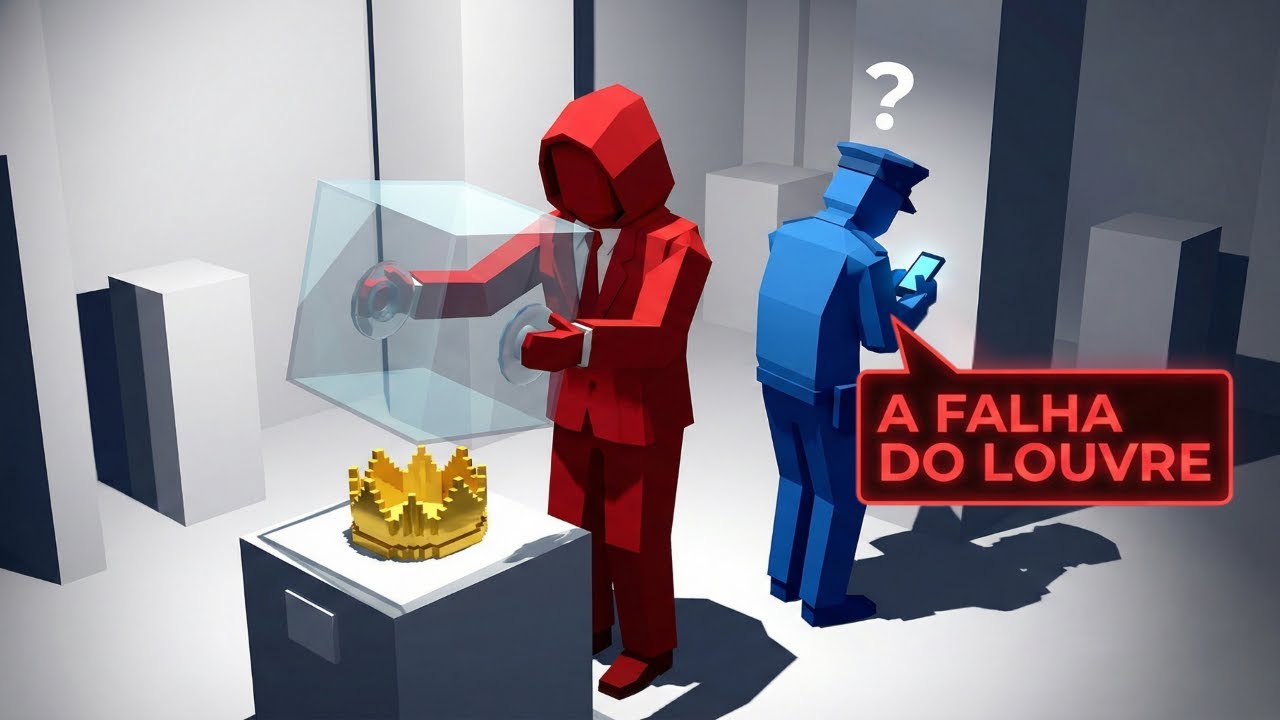Como Eles ROUBARAM o Louvre em APENAS 7 Minutos e Desapareceram