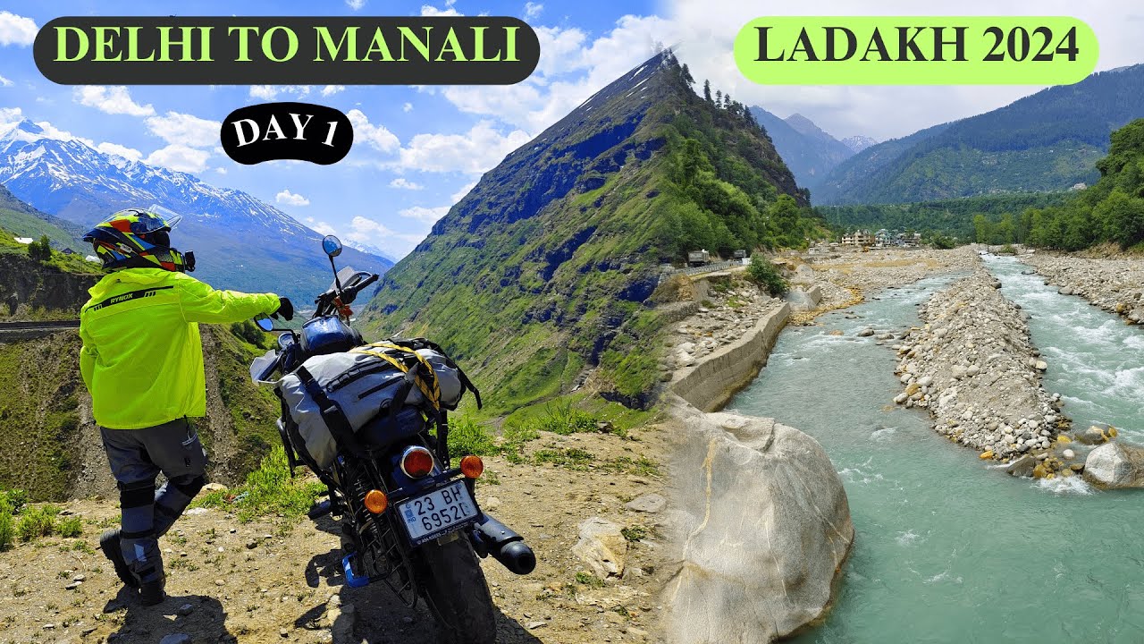 Delhi to Ladakh 2024 | Delhi to Manali | Day 1 | RE Meteor 350