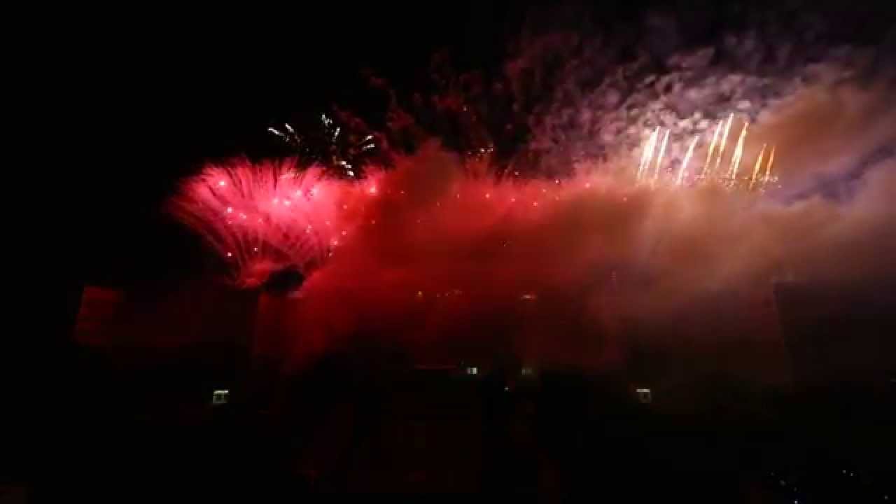 Feuerwerk beim 100. Geburtstag der Goethe-Universität