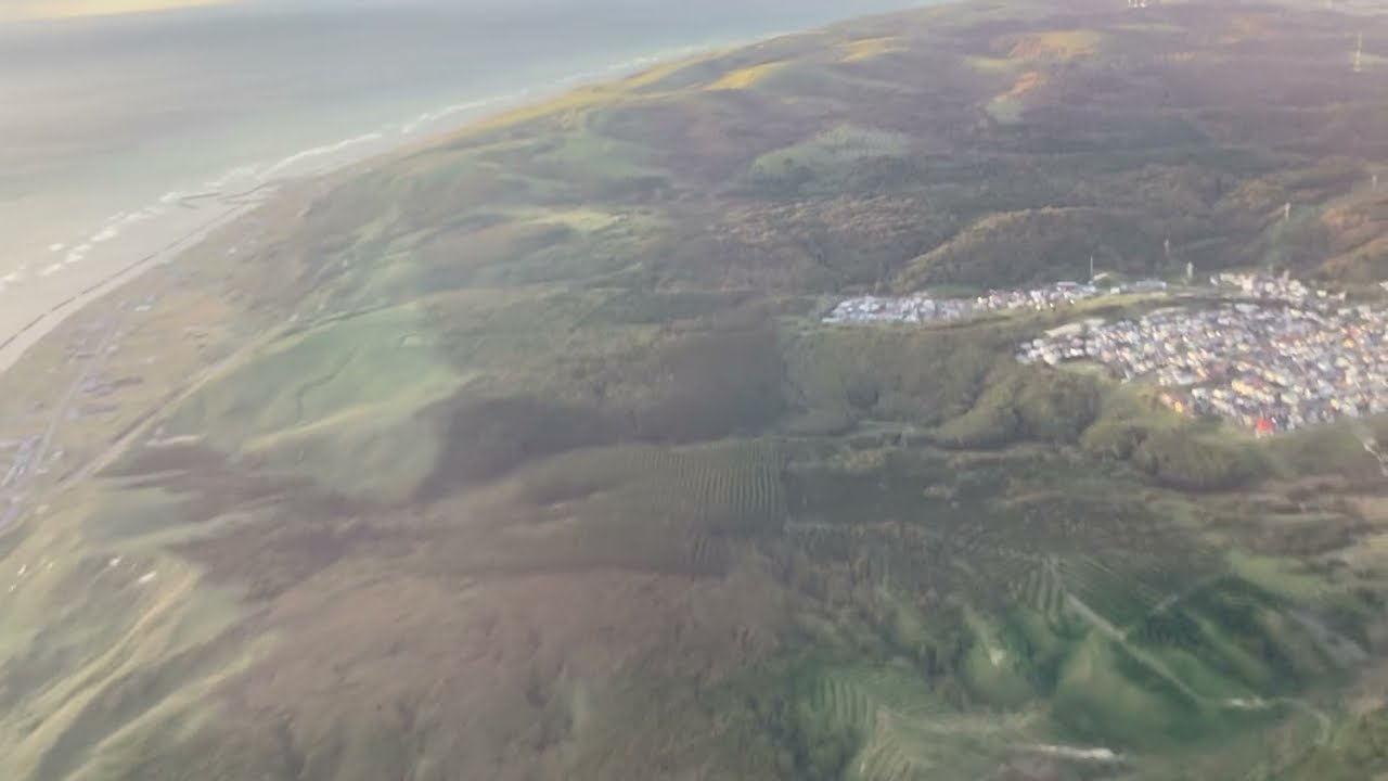【稚内空港着陸】札幌千歳便（2025年10月） Landing at Wakkanai airport, Hokkaido, Japan (October 2025)