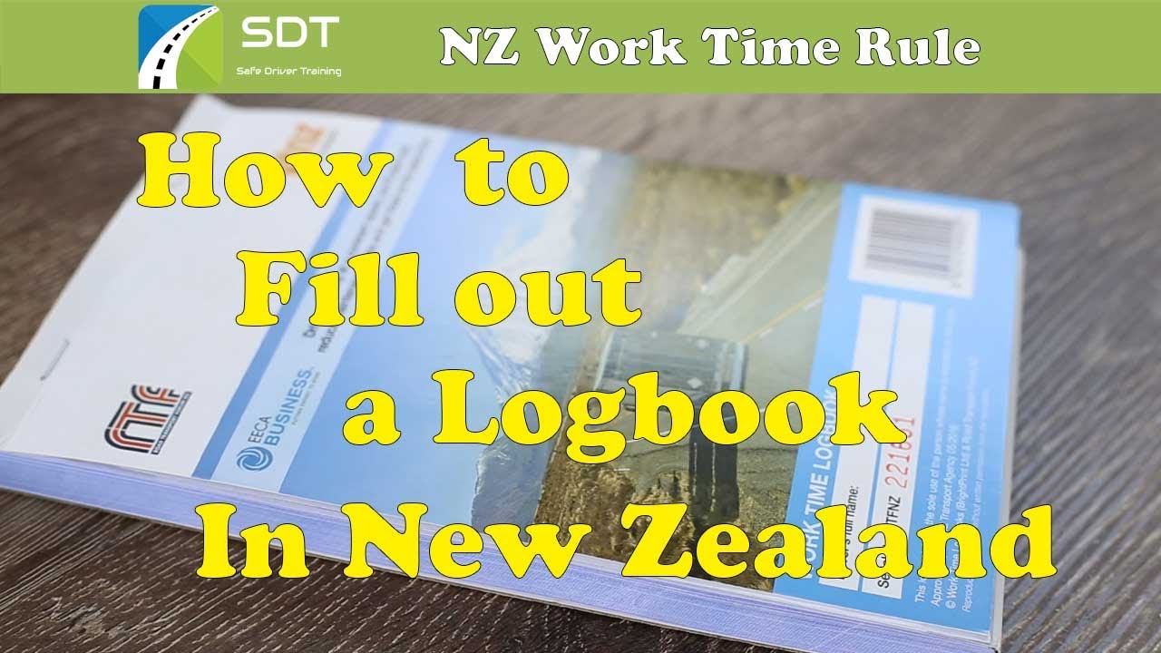 Как заполнять бортовой журнал в Новой Зеландии. #SDT #NZ #License Правило рабочего времени
