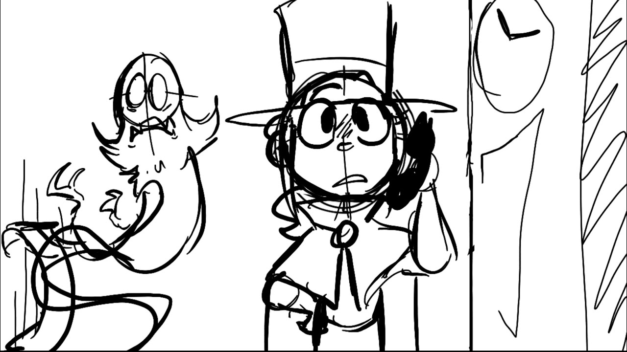 He just left | A Hat in Time animatic