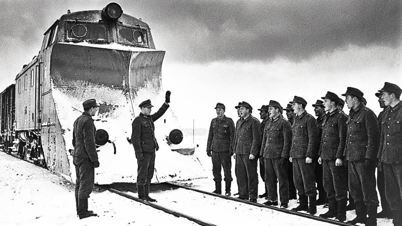 Prizonierilor germani din Canada li s-a arătat un tren de deszăpezire – l-au confundat cu un tren