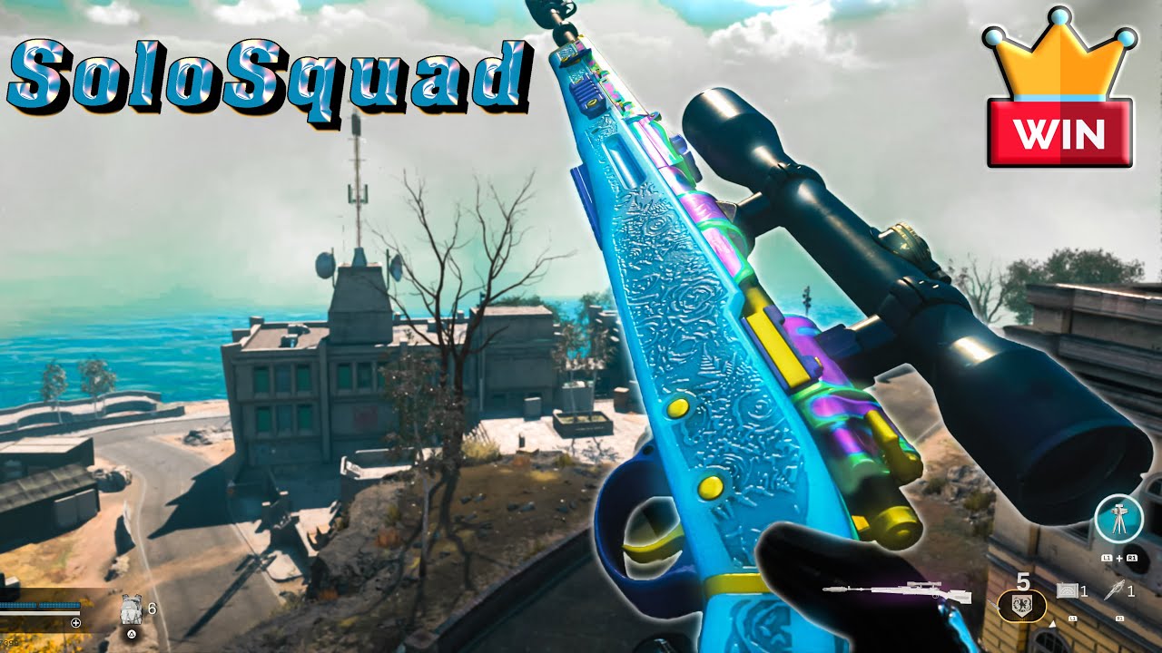 Solo Squad Win kar98 Gameplay Warzone Rebirth Island (No Commentary)