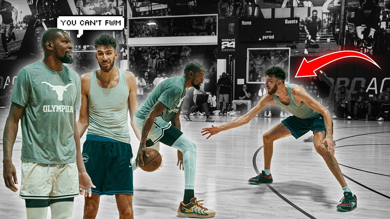 Kevin Durant & Chet Holmgren GO AT EACH OTHER In INTENSE Private NBA Runs!