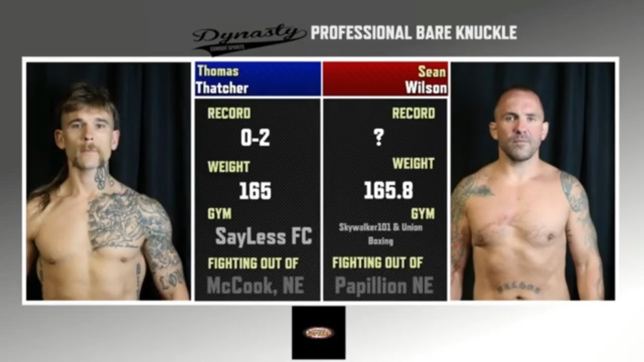 Thomas Thatcher vs Sean WIlson DCS 100