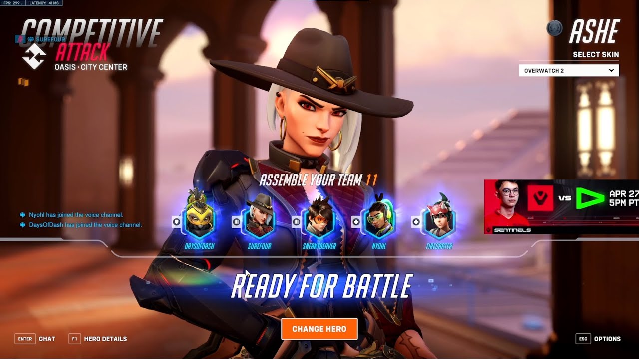 SUREFOUR INSANE CASSIDY + ASHE OVERWATCH 2 GAMEPLAY