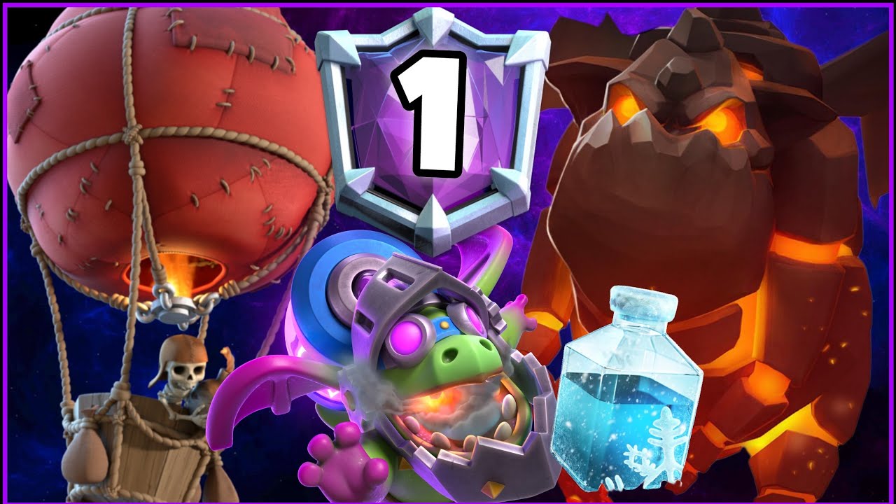 #1 IN the World🌍 with Lavaloon Freeze Deck.!