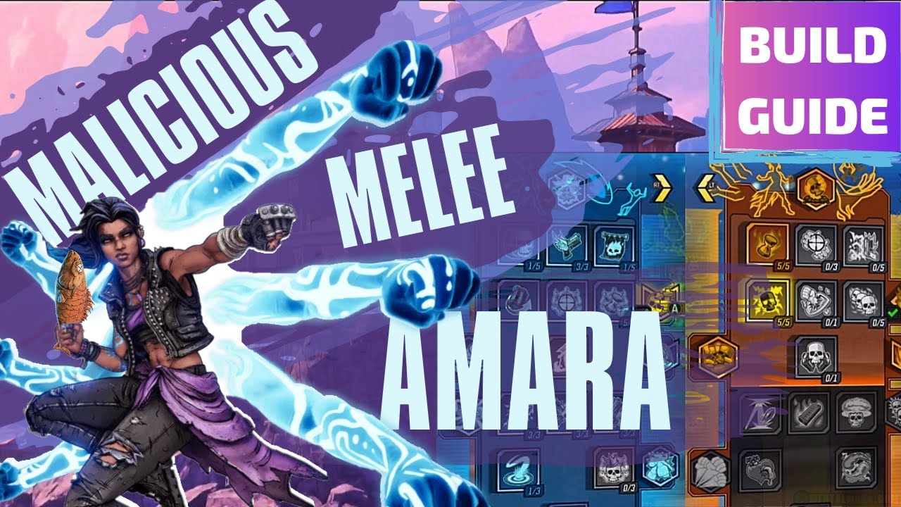 Borderlands 3 Malicious Melee Amara V3 0! BEST Melee Amara+Game Save