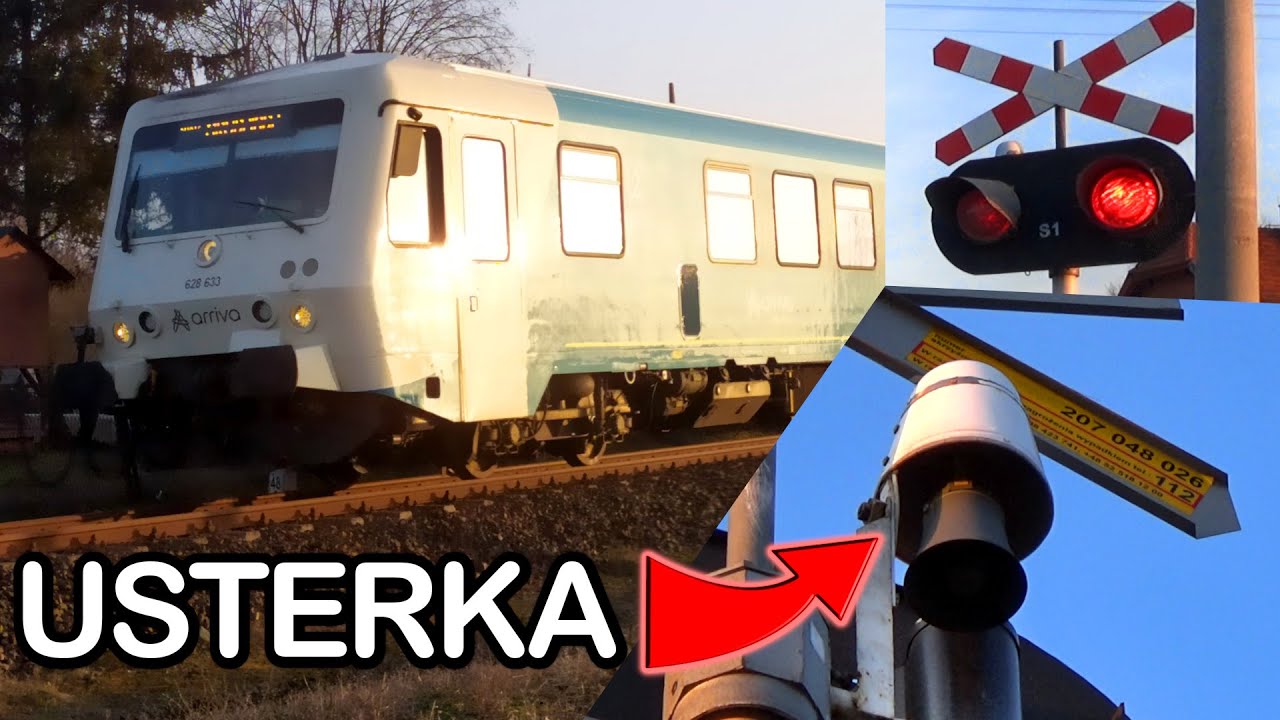 Usterka dzwonu na SSP w Małym Rudniku i ograniczenie prędkości | Polish railroad crossing