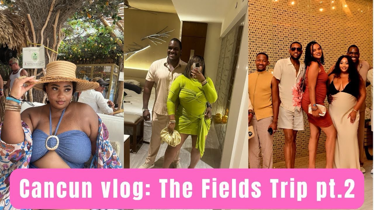 Cancun #FieldsTrip Vlog | Royalton Chic Cancun | Isla Mujeres | Taboo #blacktravel #cancunmexico 🏖️✨