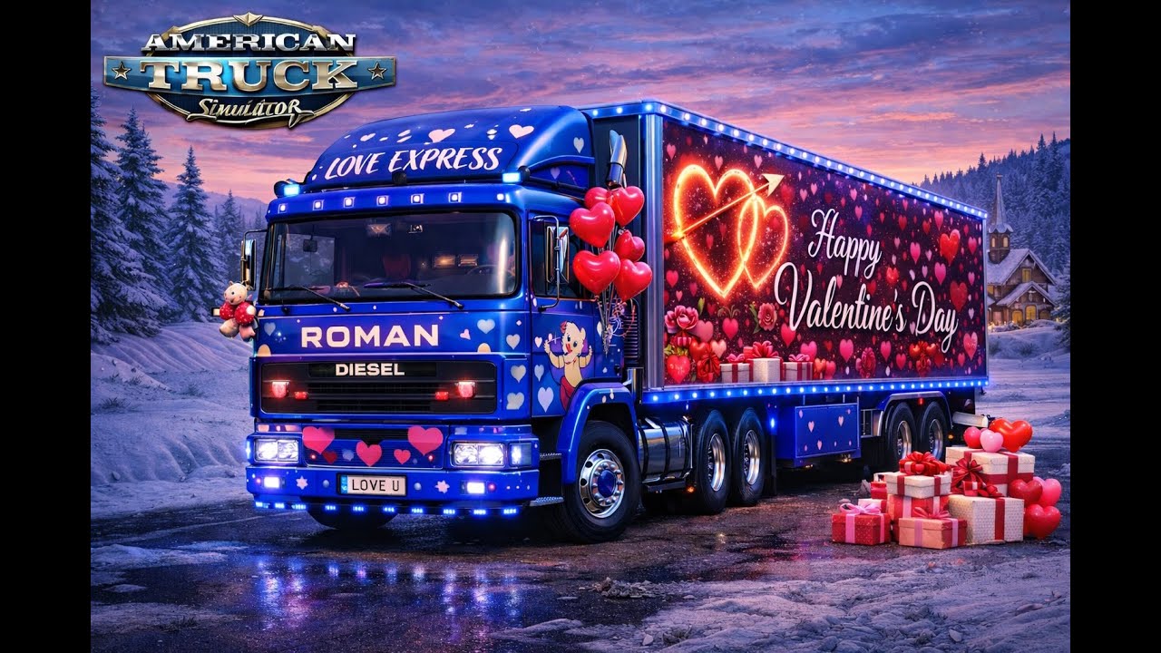 🔴 LIVE:💯 ✨ROMAN DIESEL \ATS \ TRASPORT CADOURI PENTRU INDRAGOSTITI👍🎮