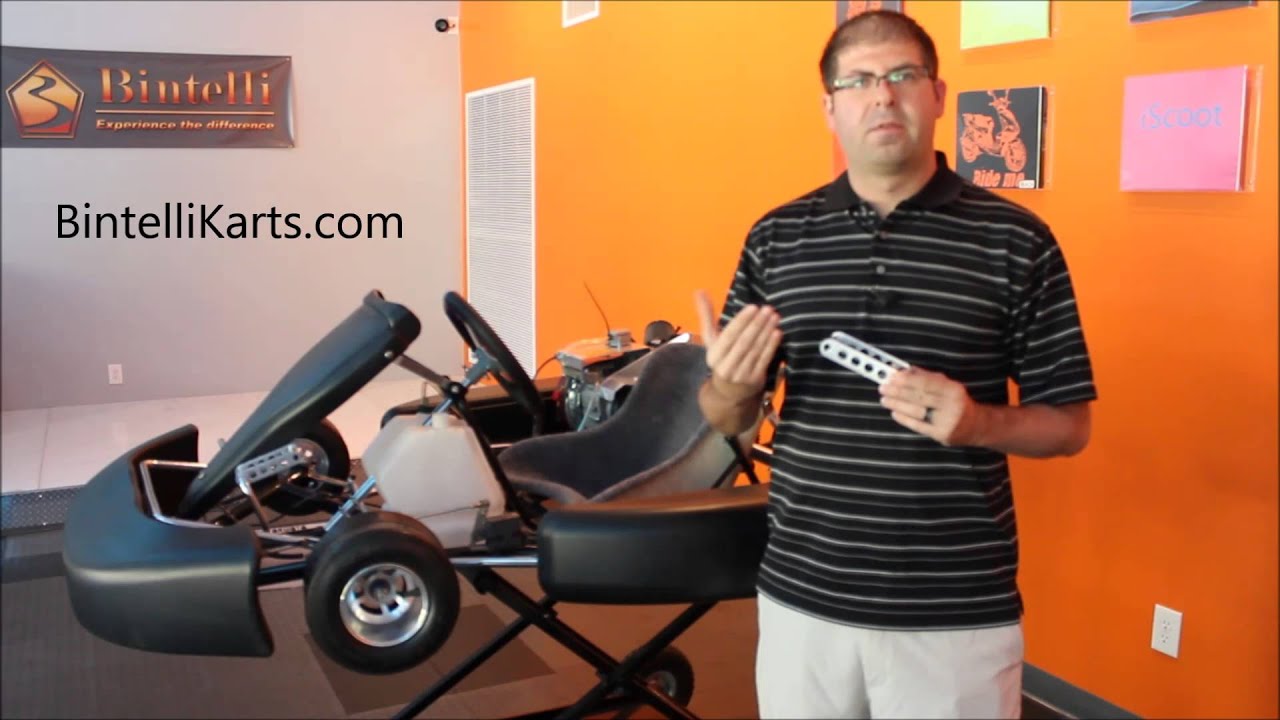 Racing Kart Aluminum Pedal Extensions and Extenders by Bintelli Karts