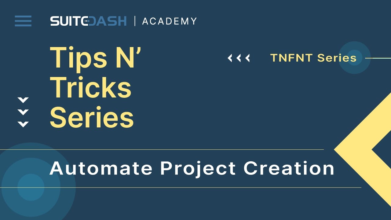 Onboard your Clients & Auto-Generate a Project in your White Label Client Portal