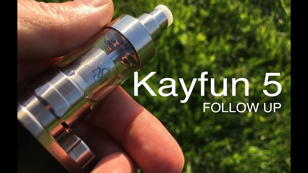 Kayfun V5 - FollowUp review (+clapton coil build)