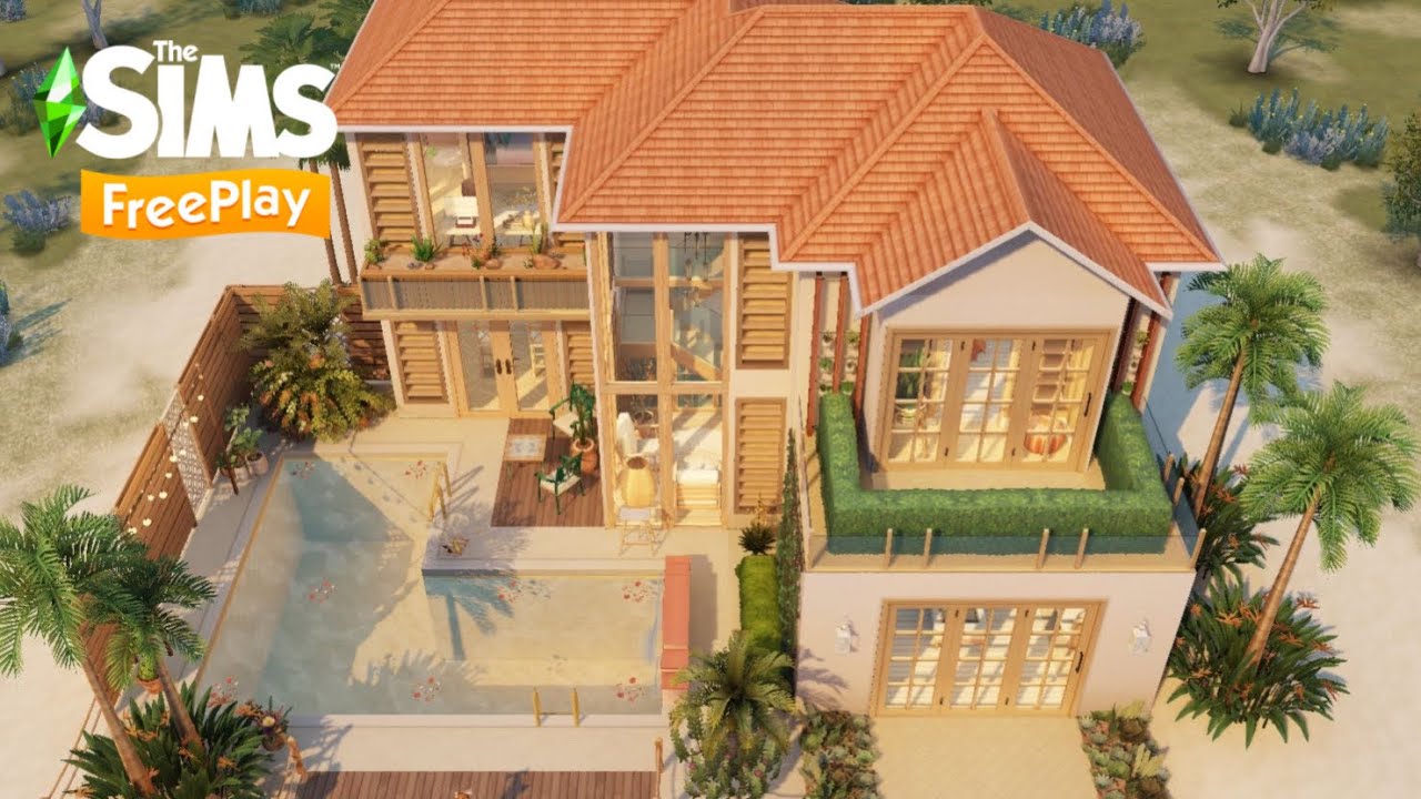 Sims Freeplay | Chill Home 🌴 (with AR Mode)