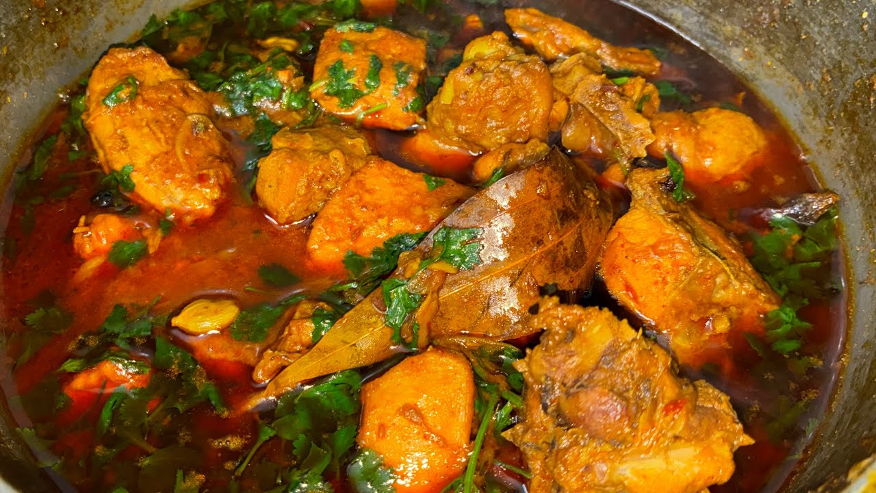 Easy & Quick Bihari Style Chicken Curry😋💯