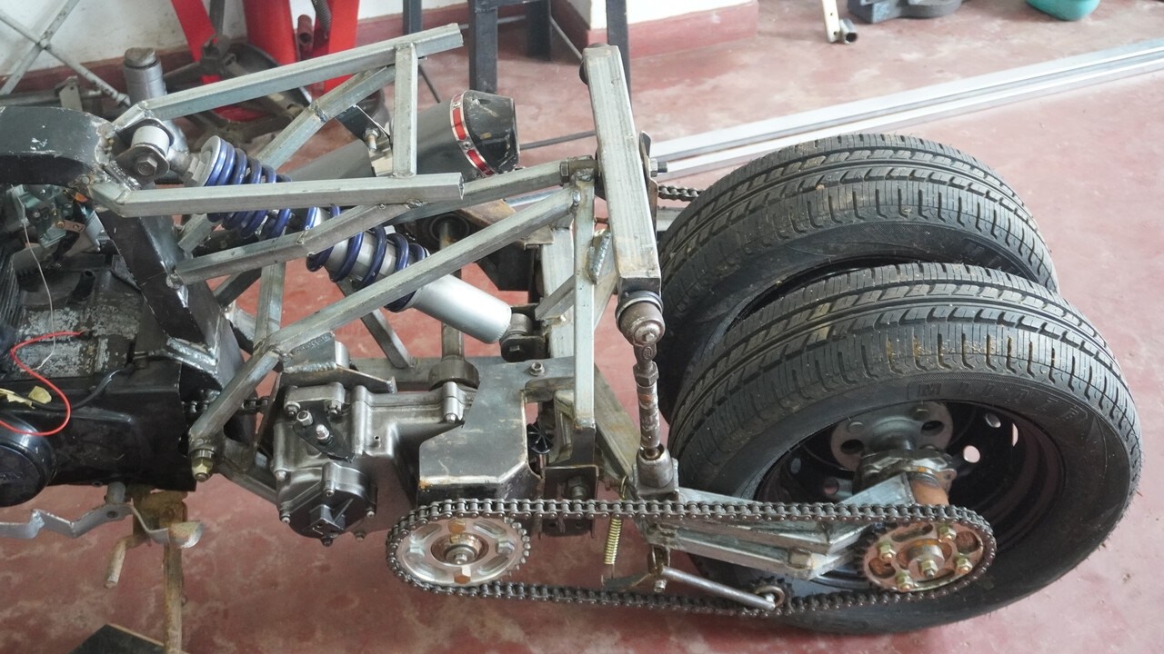 Building a Crazy Tilting Trike Bike From Scratch – Test Ride Included!