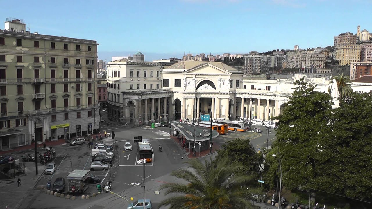 A Postcard from Genoa - 1 - Piazza Acquaverde