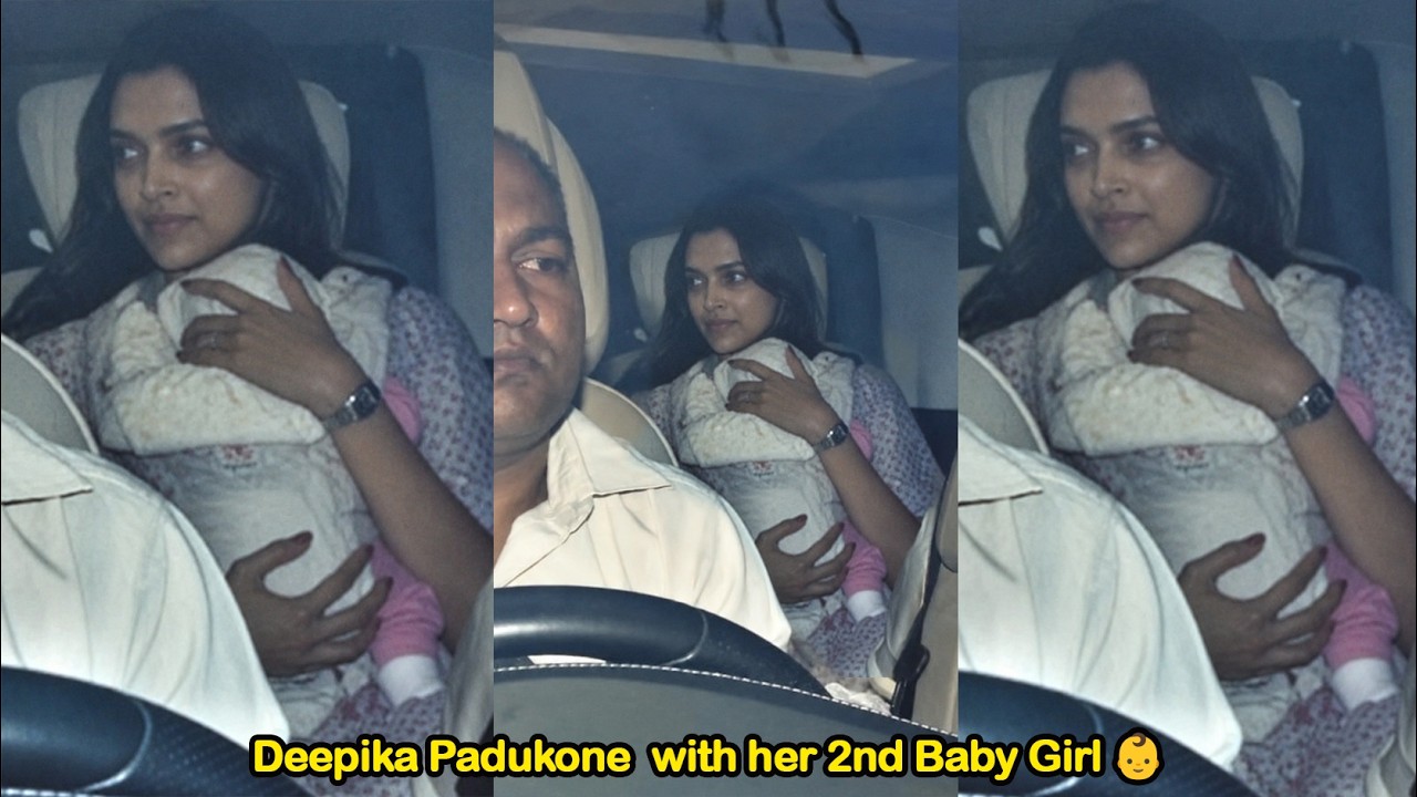 Deepika Padukone First look with her 2nd Baby Girl Discharge from Hospital!😍