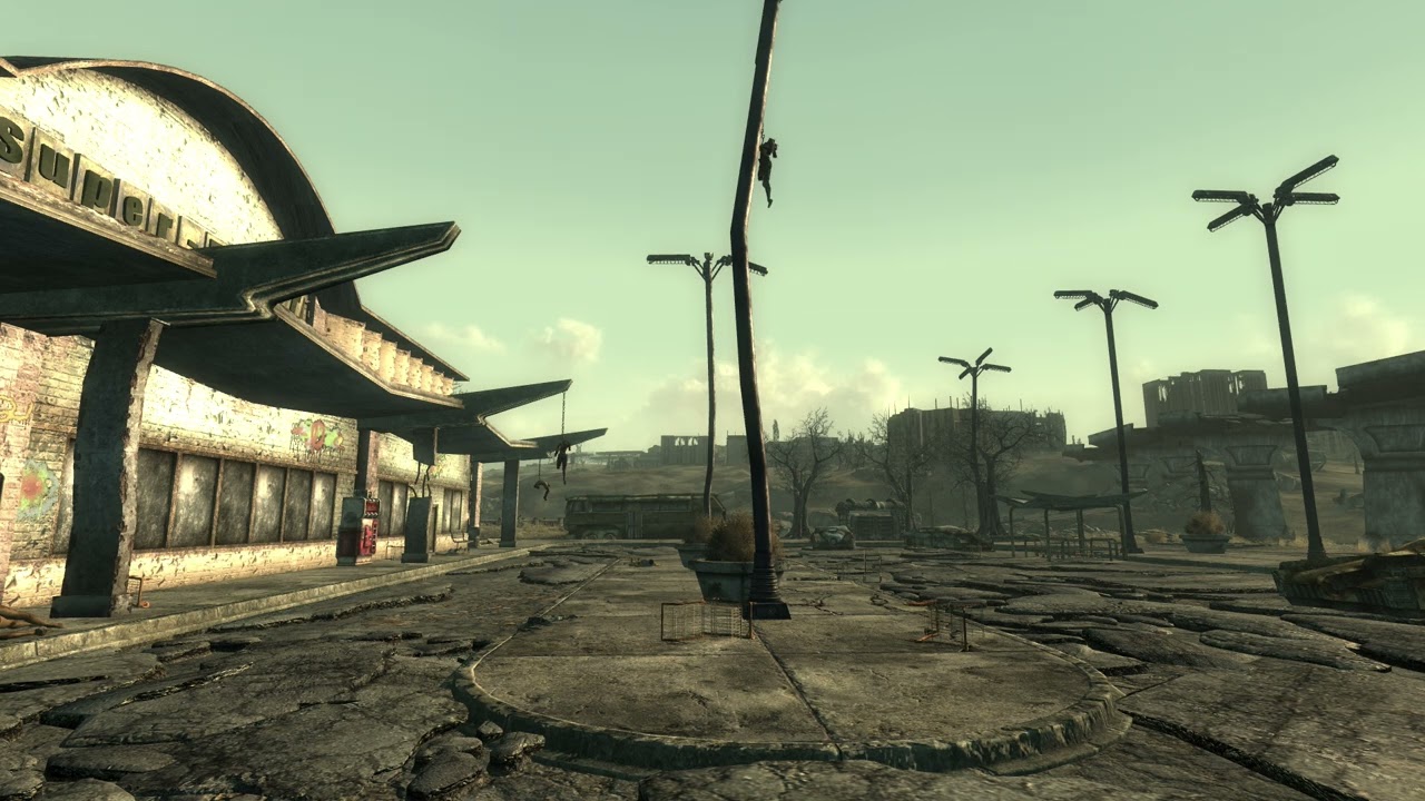 Fallout 3 | Super Duper Mart Exterior | Music & Ambience of the Capital Wasteland