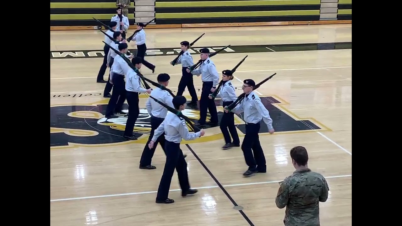 20230204 LSHS Drill Meet-BSS AFJROTC Armed Exhibition