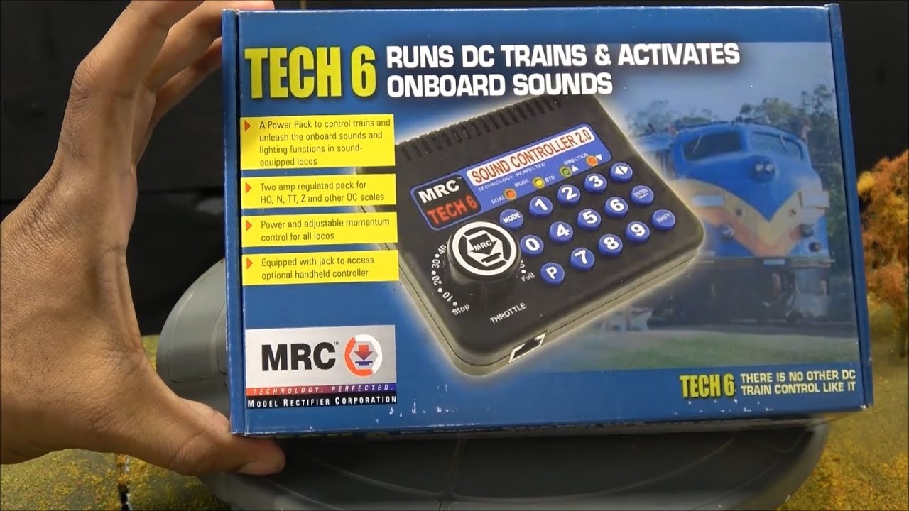 Отличная маленькая DC/DCC-система, звуковой контроллер MRC Tech 6 2.0