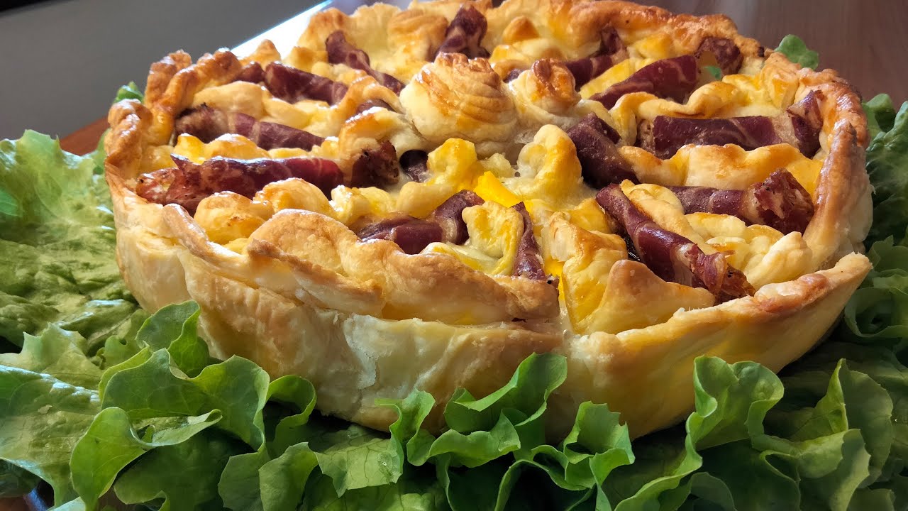 Az ünnepi asztal dísze 🕊🐣🐰Olasz torta salata 🍕🥓🐣🐇🐰