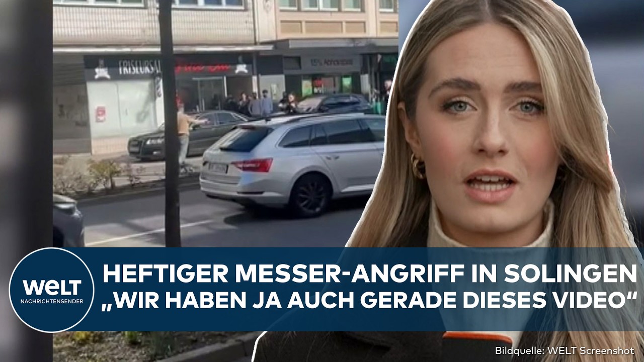SOLINGEN: Heftige Messer-Attacke! M&auml;nner gehen nach Streit aufeinander los! Polizei setzt Taser ein