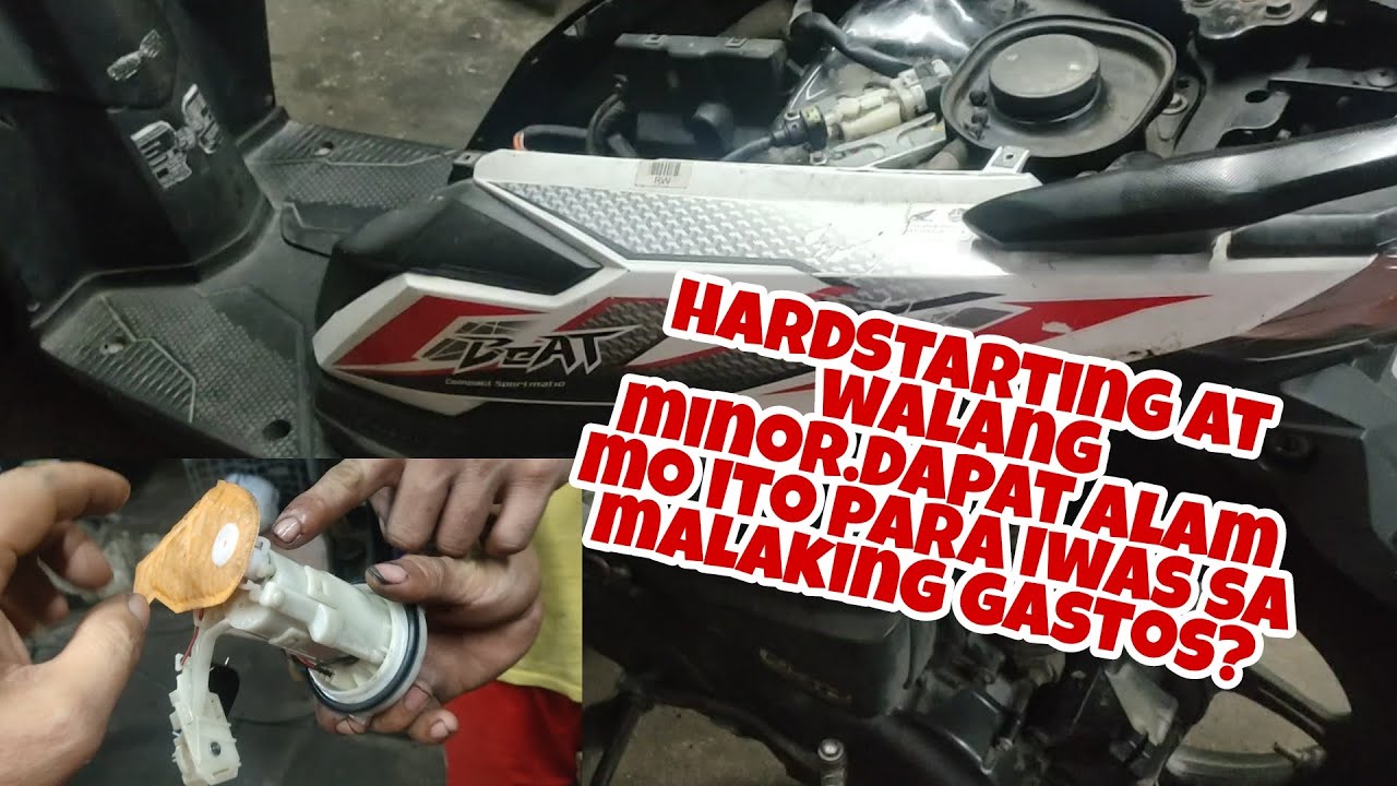 honda beat fi hardstarting at walang minor||para makaiwas sa malaking gastos dapat alam mo ito!
