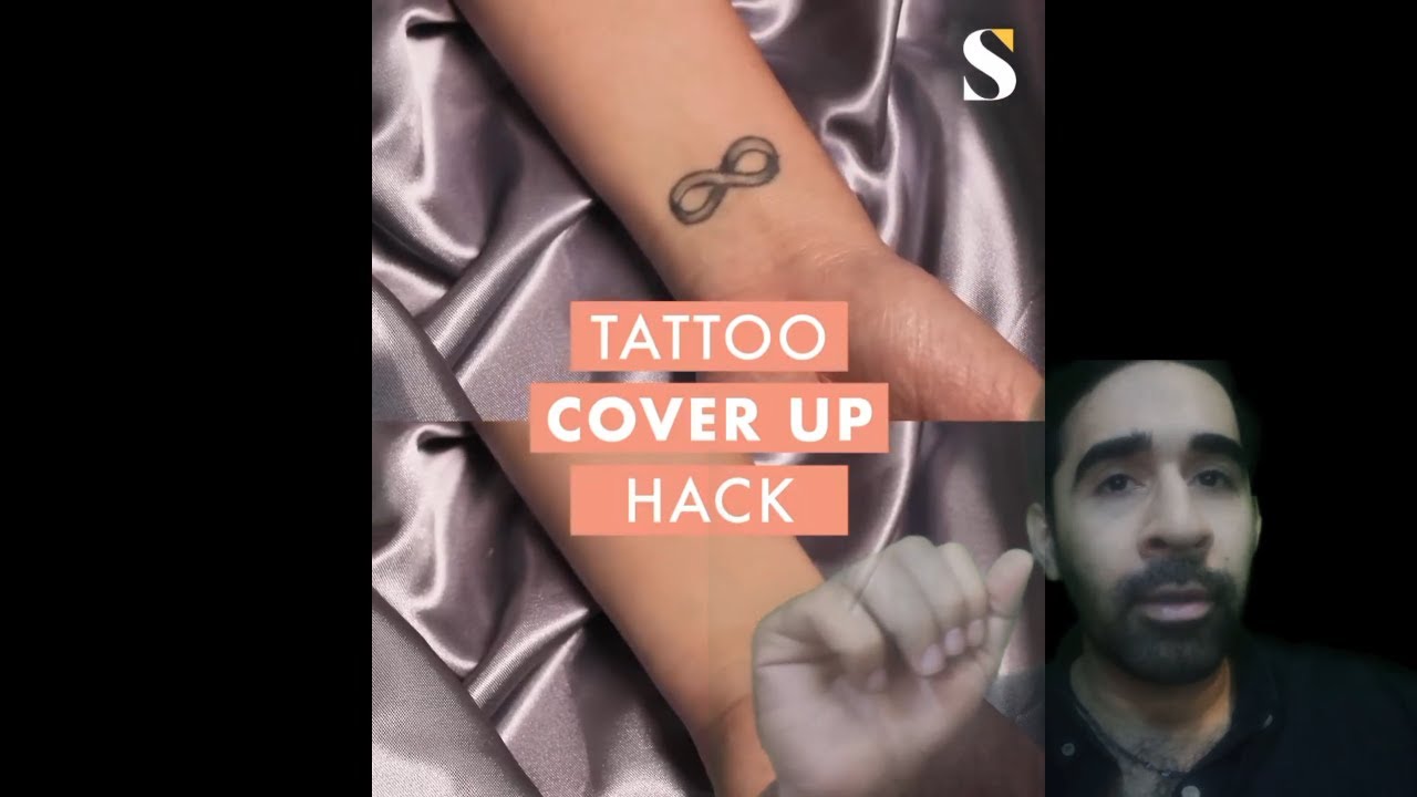 How to hide your Tattoo with makeup 💄