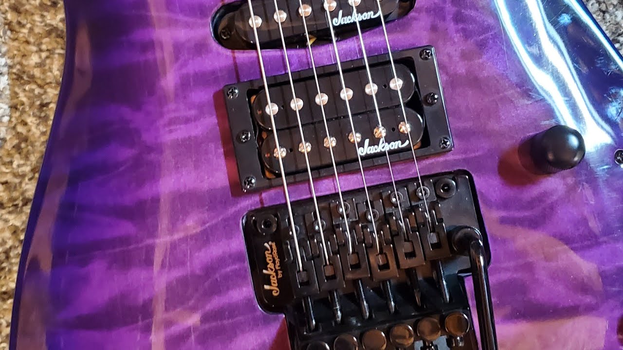 Моя первая гитара Jackson!!! Jackson JS34Q в цвете Trans Purple!! Как она мне???