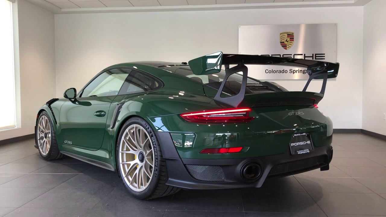 British Racing Green Porsche 911 GT2 RS