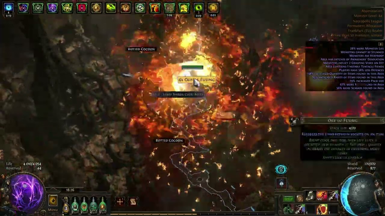 Path of Exile 3.24  | Necropolis - CoC Detonate Dead Of Chain Reaction | The most broken build