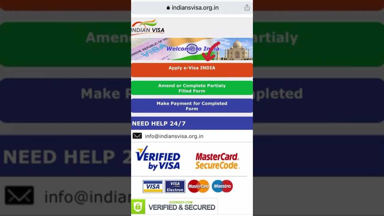 How to Apply Indian Visa Online