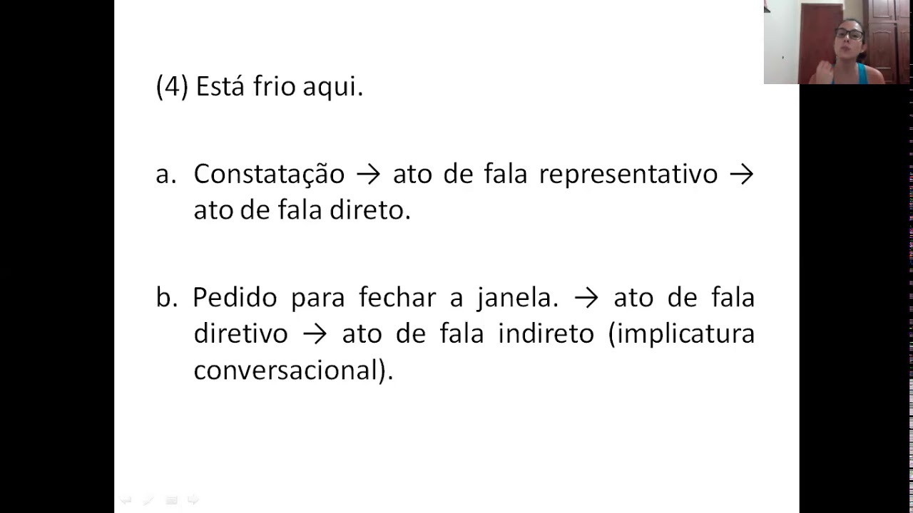 Fundamentos de Pragmática - AULA 7