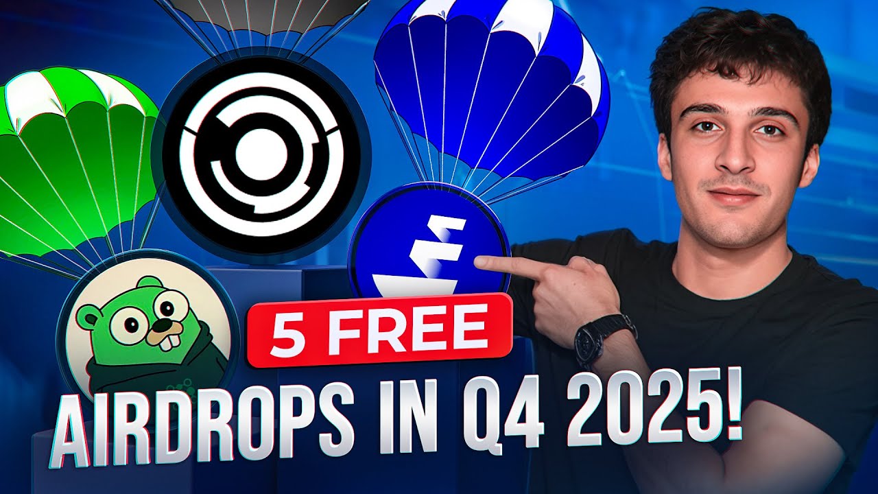 5 Free Airdrops to Farm in Q4 2025!