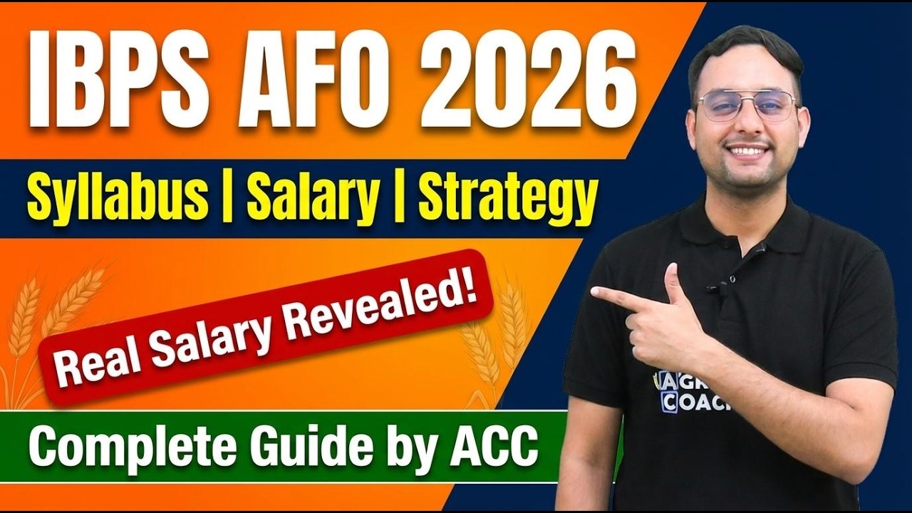 IBPS AFO 2026 Complete Guide 🔥 | Syllabus, Salary & Strategy (Start Now!)
