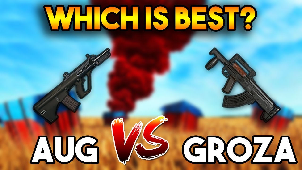 PUBG MOBILE : AUG VS GROZA (WHICH IS BEST WEAPON?)