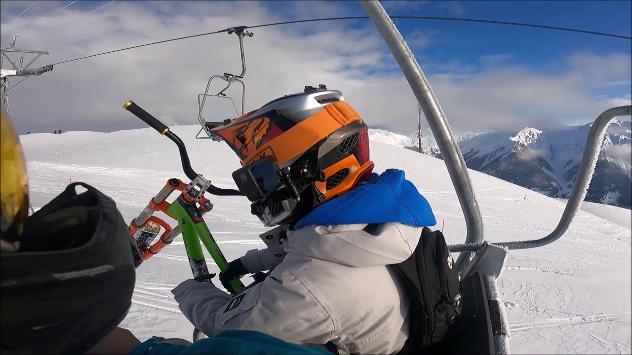 Snowbikers Klosters one of those days