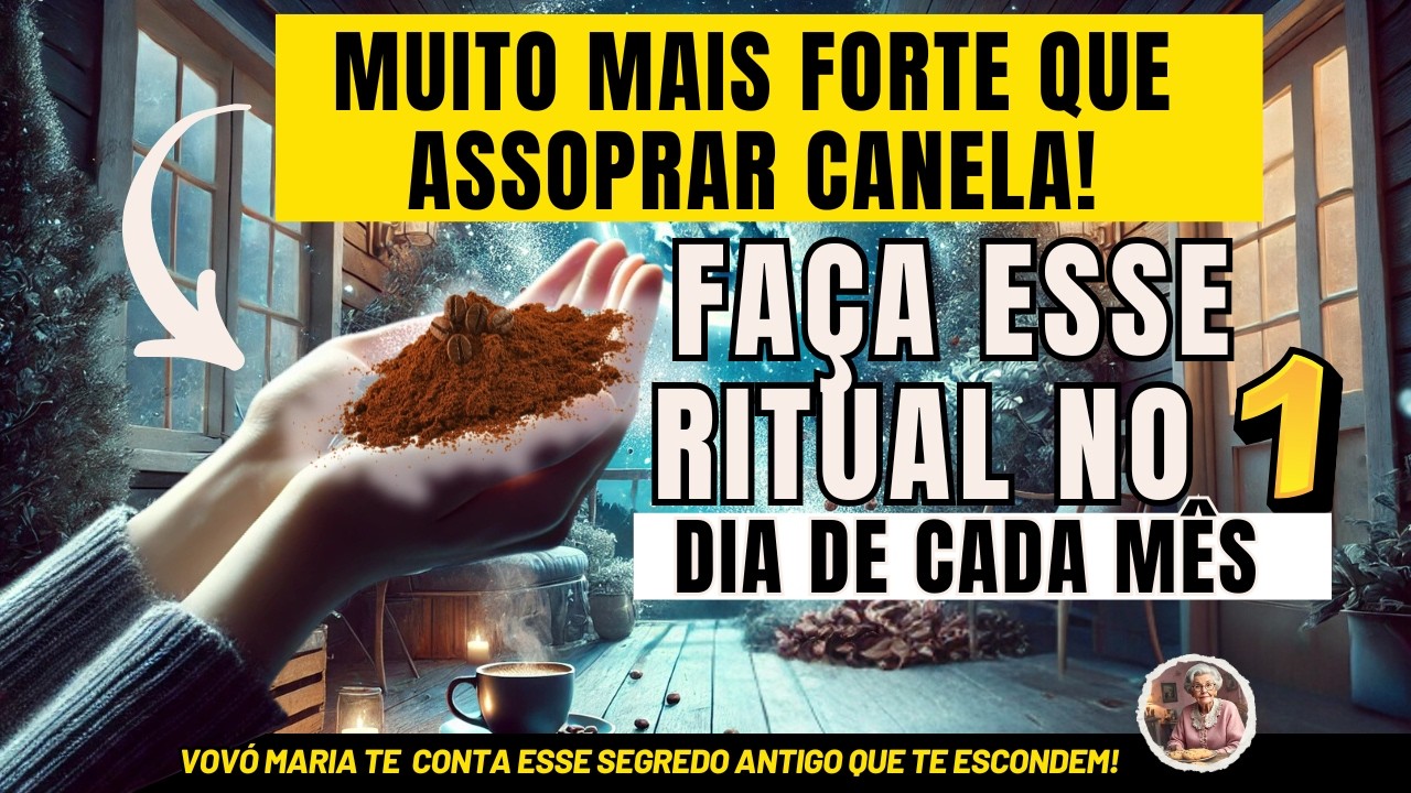 MUITO MAIS FORTE QUE ASSOPRAR CANELA! II FAÇA ESSE RITUAL NO 1º DIA DO MÊS ||  E VEJA A DIFERENÇA!